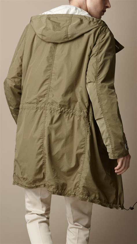 burberry brit parka|burberry men's overcoat sale.